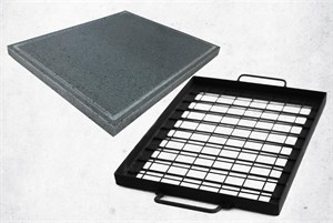 Lávové pečící a grilovací kameny s drážkou a rámečkem skladem! Nabízíme kulaté i hranaté v mnoha rozměrech. Koupíte na e-shopu i v Telči a Jihlavě.